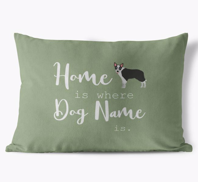Home Is Where [charactersName] Is: Personalised {breedFullName} Soft Touch Cushion